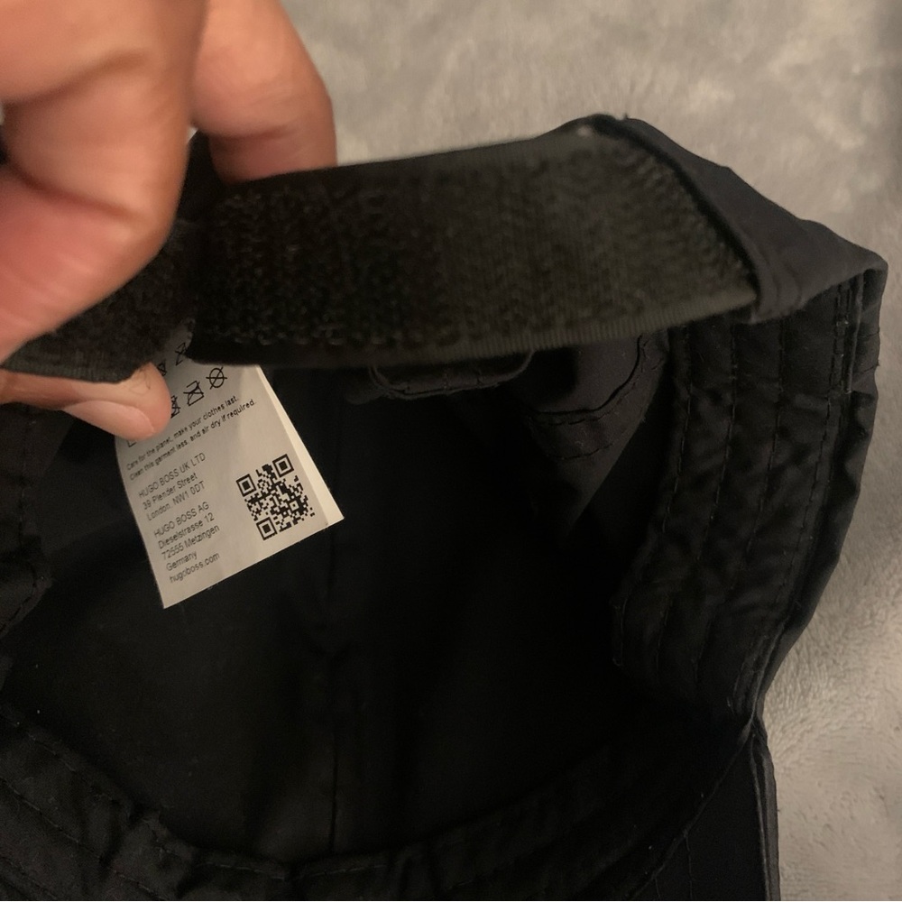 Hugo Boss X Matter Berrettini collab Classic Black tennis cap nylon fabric - Picture 8 of 8